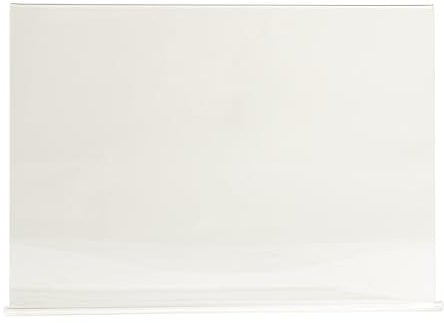 Exacompta - Réf. 84159D - 1 Porte-visuel droit horizontal A4 - Dimensions Prof 30 x larg 5,5 x H 21,5cm - PMMA (acrylique) pour photos, publicités, menus restaurants, hôtels - Cristal