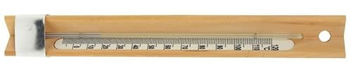 Thermometer mit Holzbasis zur Messung von Milch, Käse und Milchprodukten, geeignet für Lebensmittel