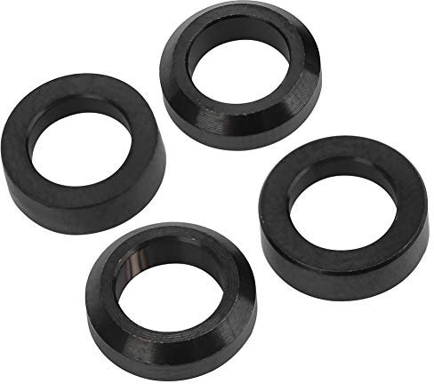 Baxnore Mountain Cycle Disc Brake Spacer Set 4pcs, Ti Alloy Concave Convex, PVD Coated M6 Brake Caliper Spacers for Enhanced Stability