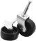 HEALEEP 2 Stück Stille Möbelgerichte Räder Für Möbel Stuhlstuhl Casters Räder Ersatzräder Für Rollwagen Räder Für Stuhlrollen Möbel Kleine Räder Couchtisch Casters Rostfreier Stahl