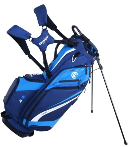 Cleveland Golf Lightweight Stand Bag, Blue/Navy