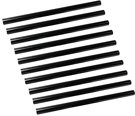 WEKAMOS 10pcs Black Hot Melt Glue Sticks Resin Craft Glue Sticks for DIY Crafting Sealing Repairs Home Decor