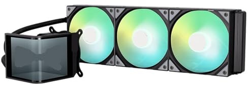 CWCKDJDH Panorama 360 SE 360MM All-in-one CPU Raffreddamento Ad Acqua Schermo Curvo 6.5 pollici Visione 3D Occhio Nudo per LGA 1851/1700 AM4/AM5
