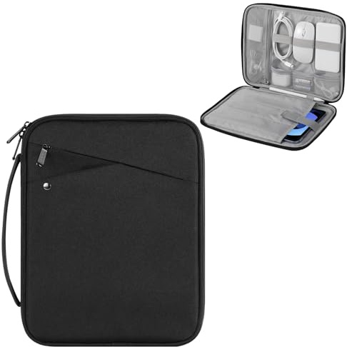 MoKo 13-14 Zoll Gepolsterte Laptop-Tasche mit Griff | Passt für Laptop-Tasche passt für MacBook Neo A18 Pro, MacBook Air 13 Zoll M5 und MacBook Pro 14 Zoll M5 Pro/Max, Schwarz