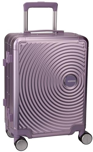 American Tourister Soundbox Alu Spinner 55/20 TSA Trolley Stormy Lilac Flieder