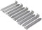 StarTech.com Slotblech, 10 Pack, Slotblende, Stahl