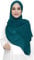 Lina & Lily Damen Muslim Premium Chiffon Hijab Kopftuch Schal aus Leicht Stoff (Blaugrün)