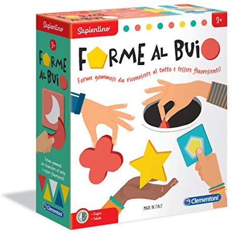 Clementoni - 16124 - Sapientino - Forme al Buio, Gioco educativo 3 Anni Forme e Colori - Made in Italy