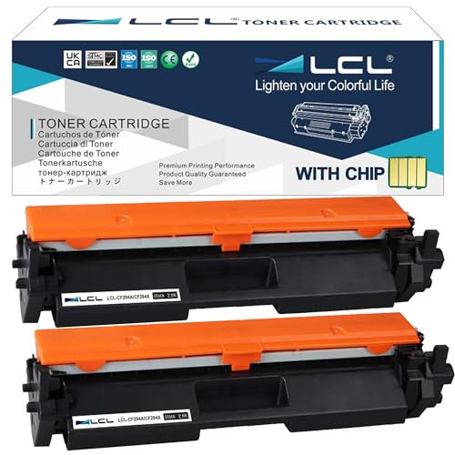 LCL 94X CF294X Tonerkartuschen mit hoher Kapazität kompatibel für HP 94X CF294X 94A CF294A kompatibel für HP Laserjet Pro M118 M118dw MFP M148dw M148fdw M148fw M149fdw (2er-Pack, Schwarz)