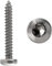 Spanplattenschrauben mit Rundkopf 6x80 verstärkter Kopf TORX aus Edelstahl (20 Stück) FASTON®