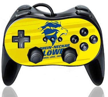 DeinDesign Skin kompatibel mit Nintendo Wii Classic Controller Pro Folie Sticker Offizielles Lizenzprodukt RNL Rhein-Neckar-Löwen