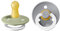 BIBS Colour Glow Schnuller 2er-Pack, BPA-frei. Leuchtet im Dunkeln, Kirschform Nippel. Naturkautschuk/Latex, Hergestellt in Dänemark. Größe 1 | 0+ Monate | 2-Pack, Sage NIGHT/Cloud NIGHT