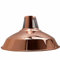 Moderne Retro-Lampenschirme aus Metall, einfache Montage-Lampenschirme, für industrielle Hängeleuchten, Schlafzimmer, Küche, Badezimmer, antiker Lampenschirm (Rose Gold)