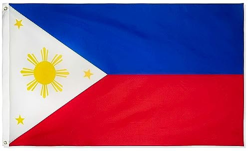 SHATCHI 5ft x 3ft National Flags Events Pub BBQ Decorations for Rugby Cricket Football Sports 2023 World Cup Banner Fan Support Table Cover, Polyester, Philippines