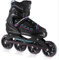 Nils Extreme Inliner für Erwachsene - Inline Skates Herren und Damen - ABEC7 Kugellager - Inliner Damen und Herren - Rollerskates Größenverstellbar 39-42 - Schwarz/Violett - NA1128