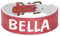 Beirui Custom Heavy Duty Large Dog Collier - Collier de Chien en Cuir personnalisé avec matériel Solide et Durable - Collier de Chien rembourré Doux pour Chiens de Taille Moyenne et Grande (Rose,2XL)
