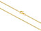 BEBEWO Echt Goldkette für Damen 14 Karat / 585 Gelbegold Kablekette, 1.2mm Gold Kette Länge 55cm