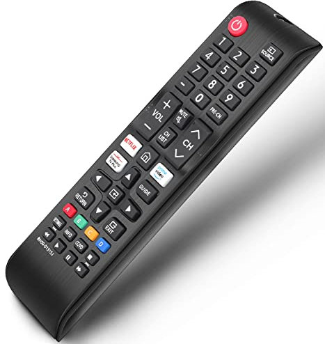 Gvirtue Remote Control BN59-01315J Replacement for Samsung-Smart-TV-Remote Samsung LED LCD QLED 4K 8K UHD 3D HDTV HDR Curved Crystal Smart TV with Netflix, Prime Video, Samsung TV Plus Button