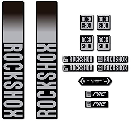 Adesivi compatibili con forcella bici Rock Shox Pike 2021