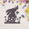 Hasen-Stanzformen für Kartenherstellung, Tiere, Hasen, Blumen, Metall-Stanzformen für DIY, Scrapbooking, Papierbasteln, Kunsthandwerk, Scrapbooking, Zubehör, Prägeschablone, Stanzschablone, Formen,