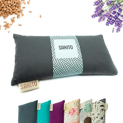 Sack Mikrowellen-Samen (25 x 12 cm) - Thermo-Samen-Set für Mikrowelle - Mikrowellen-Samen - Weizen und Lavendel