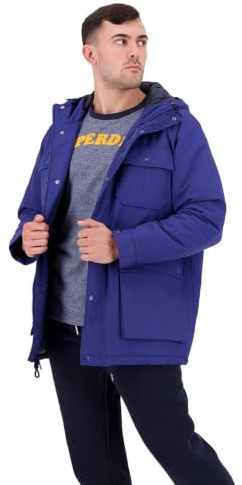 Superdry Herren Mountain Padded Parka Jacke, Twilight Navy, S