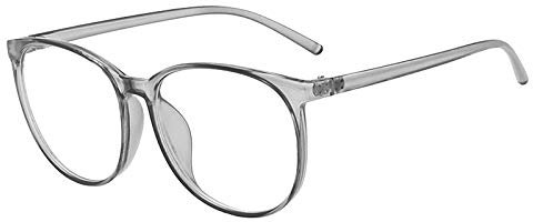 Vinesand Blaufilter Gaming-Brille Computer-Ermüdungs-Blaulichtfilter-Brille (Grey, One Size)