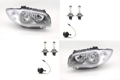 Johns, Scheinwerfer passend für BMW 1 E81 E87 04-07 mit H7 Links Rechts inkl Stellmotor