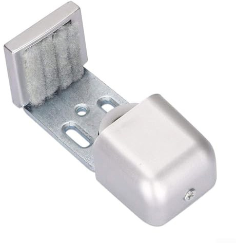 Guida da pavimento per porta scorrevole in fienile, regolabile, in acciaio, guida inferiore per porte scorrevoli, rotella da parete, supporto inferiore, hardware scorrevole adatto a porte di tutte le