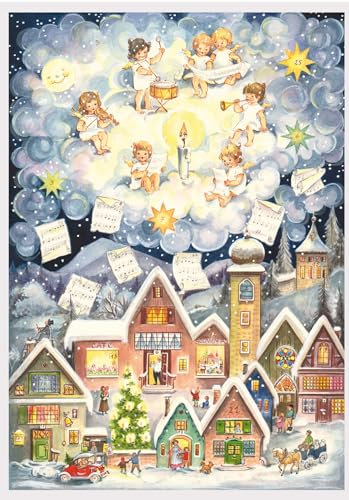 Adventskalender Nachdruck von 1952 Engelskonzert: Papier-Adventskalender