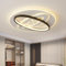 Style home Deckenleuchte 75W LED Deckenlampe Ø50x6cm, dimmbar mit Fernbedienung 3000K-6000K, Runde Lampe mit Stern-Deko für Wohnzimmer Schlafzimmer Arbeitszimmer Büro Küche(Weiß)