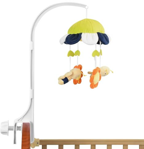 Supporto Giostrina Lettino, Supporto Regolabili per Giostrina, Supporto per campana per letto, Supporto Mobile per Bambini, giostrina culla neonato, Regolabile Culla Braccio Mobile