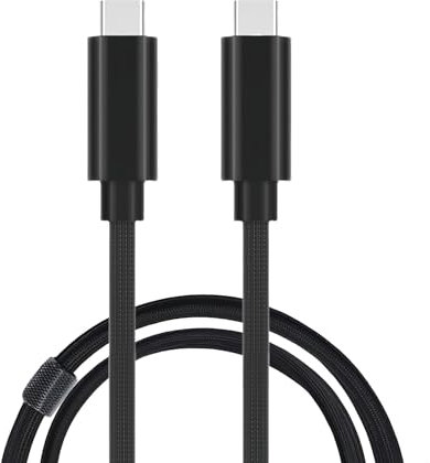 LANAFAY Cable Thunderbolt 4.0 Carga rápida 240 W, 1M, Cable USB4.0, Admite pantalla 8K@60Hz/transf datos 40 Gbps, Cable USB C a USB C rápida para iPhone 15, MacBook, Pad Pro, Dock, SSD, Monitor, Hub