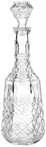 1L Karaffe/Weinflasche Leere Glasflaschen Zum Befüllen mit Stöpsel | Likörflasche |Essig-Öl Flasche | Schnapsflaschn |