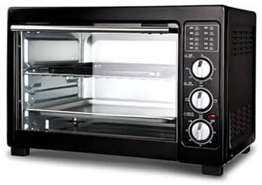 ZYJIX Large-Capacity Electric Oven, Multifunctional Desktop Cooking And Baking Portable Oven - 38L, Timing Temperature Control, Grilling, Toasting, Baking Functions - Ideal For Home Kitchen
