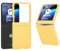 COQUE Funda Motorola RAZR 50 Ultra, Pantalla Plegable Ultra Delgada Phantom Shield Skin Feel Funda de teléfono móvil para Motorola RAZR 50 Ultra-Giallo
