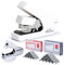 Effortless Desktop Stapler, Heavy Duty Stapler, 40-50 Sheet Capacity, One Finger, No Effort, includes Staples & Staple Remover, White