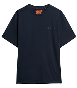 Superdry Herren Tech Relaxed T-Shirt Dunkles Marineblau XL