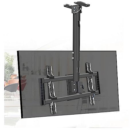 FLOATD Support TV Portable Support TV Mobile Chariot pour 37 à 60 Pouces avec Support à roulettes Support de Base TV réglable en Hauteur Support de Table TV