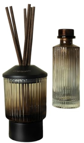 Schilfrohr-Diffusor-Set für Wohnkultur, inklusive Diffusorflasche und Schilfrohr (Strange Kiss)