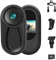 Tiantianle Action Cam a 360° 1080P - Telecamera magnetica tascabile a 120° grandangolare, per moto, bodycam, fotocamera del casco, supporto per la visione notturna dell'auto, fotocamera sportiva con