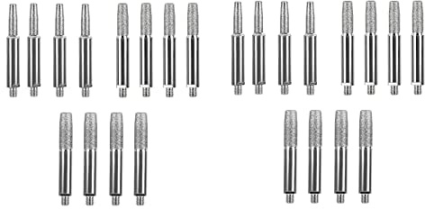 Blmirror Chainsaw Sharpening Stone, Chainsaw Grinding Stone, 24PCS High Hardness Chainsaw Sharpener(4mm, 4.8mm, 5.5mm)