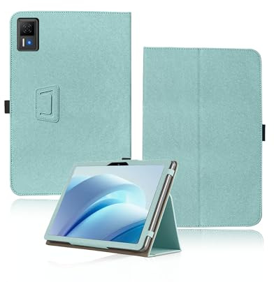 Case for DOOGEE U13/POPUX U13 (2026) 13 Inch Tablet 2026, yystao PU leather Protective Cover - Hand-strap design, Skin-textured full wrap design, Green