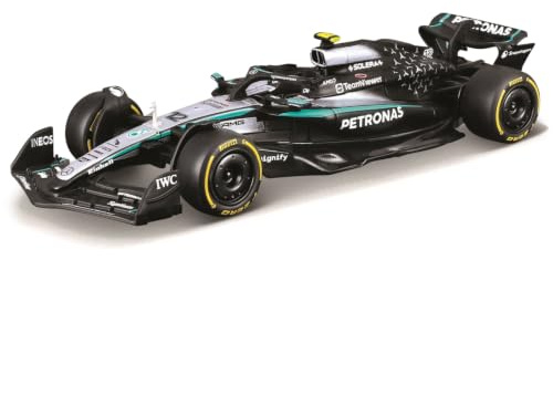 Bburago F1 Mercedes AMG W16 Petronas #12 Antonelli Australia GP (2025) - Modellauto Formel 1 Maßstab 1:43, Originalgetreues Sammlerauto Spielzeugauto ab 3 Jahren (18-38237A)
