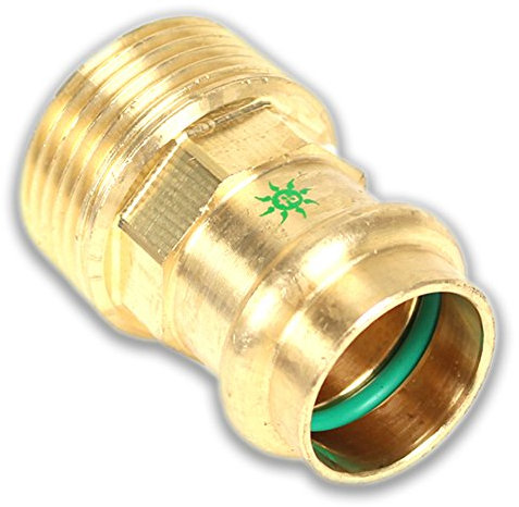 Solar Pressfitting Übergang mit AG [1 - 22mm], Kontur V