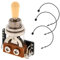 EMG Pickups »3-WAY B289 TOGGLE SWITCH - IVORY KNOB« Pickup-Wahlschalter für E-Gitarren im Gibson™-Stil | 2 Anschlusskabel (kurz/lang) | Ivory Knopf