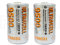 2 Piles ACCUS C R14 LR14 9500mAh Rechargeable 1.2V Ni-Mh Batterie Battery