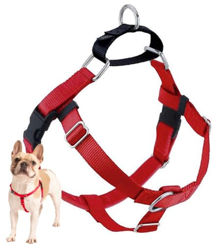 2 Hounds Design Freedom No-Pull Harness Only, 1-Inch, Large, Red