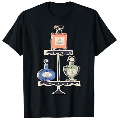 Paris Eau de Parfum-Flasche Souvenir Geburtstag-Geschenk T-Shirt