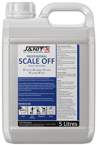 Janit-X Scale Off Toilet Restorer 5 litre (without pump, 1 Bottle)
